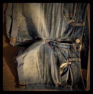 American eagle blue jean shorts brand bew